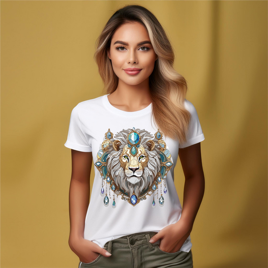 Animal Shirt, Shirt with Animals, Tee Shirt with Antique Animal Medallion