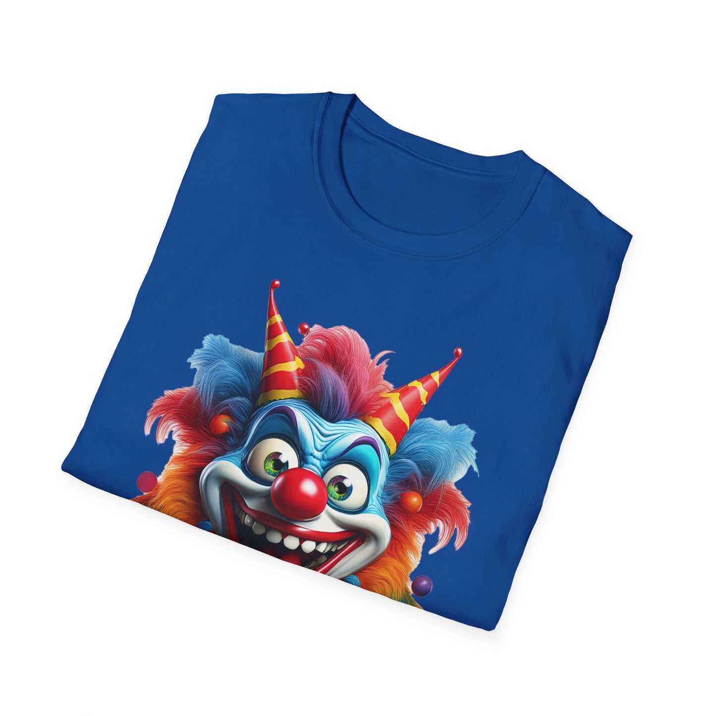 Clown Shirt, T Shirt with Clown, Funny Man Shirt, Tee Shirt with Funny Man, Circus Shirt, Shirt with Circus, Scary Man Shirt, Shirt with Scary Man