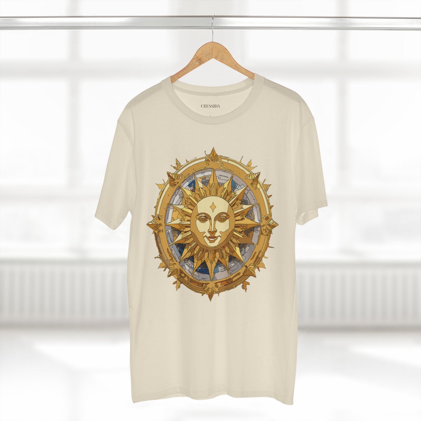 Sun Shirt, Shirt with Sun, Tee Shirt with Gold Sun