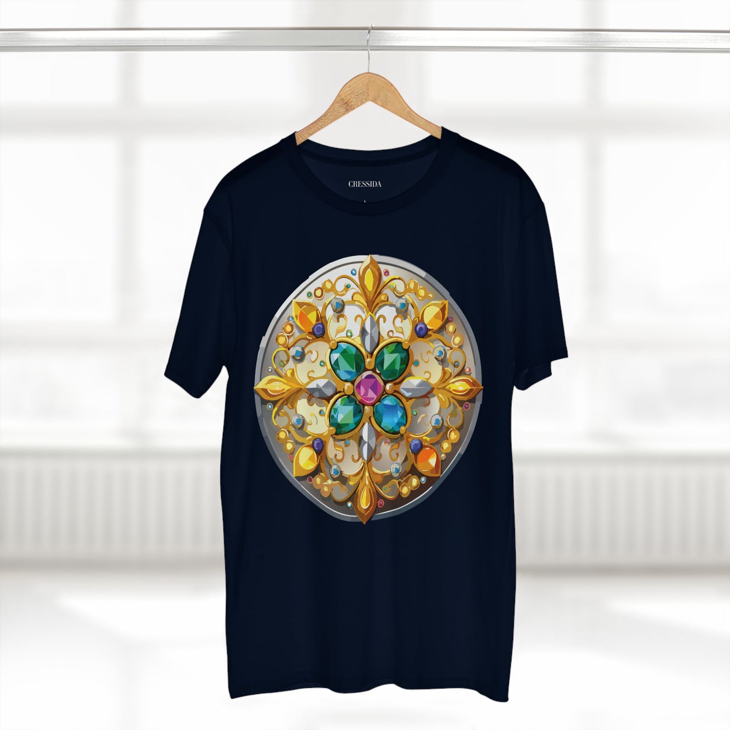 Medallion Shirt, Shirt with Medallion, Tee Shirt with Medal