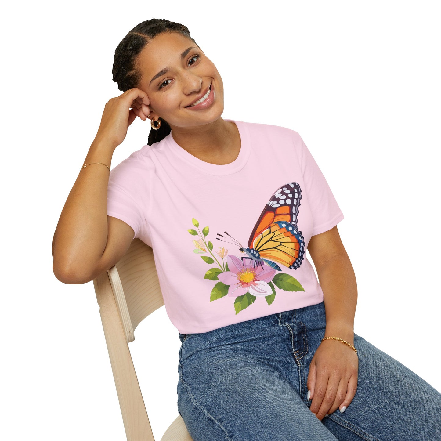 Butterfly Shirt, T Shirt with Butterfly, Monarch Shirt