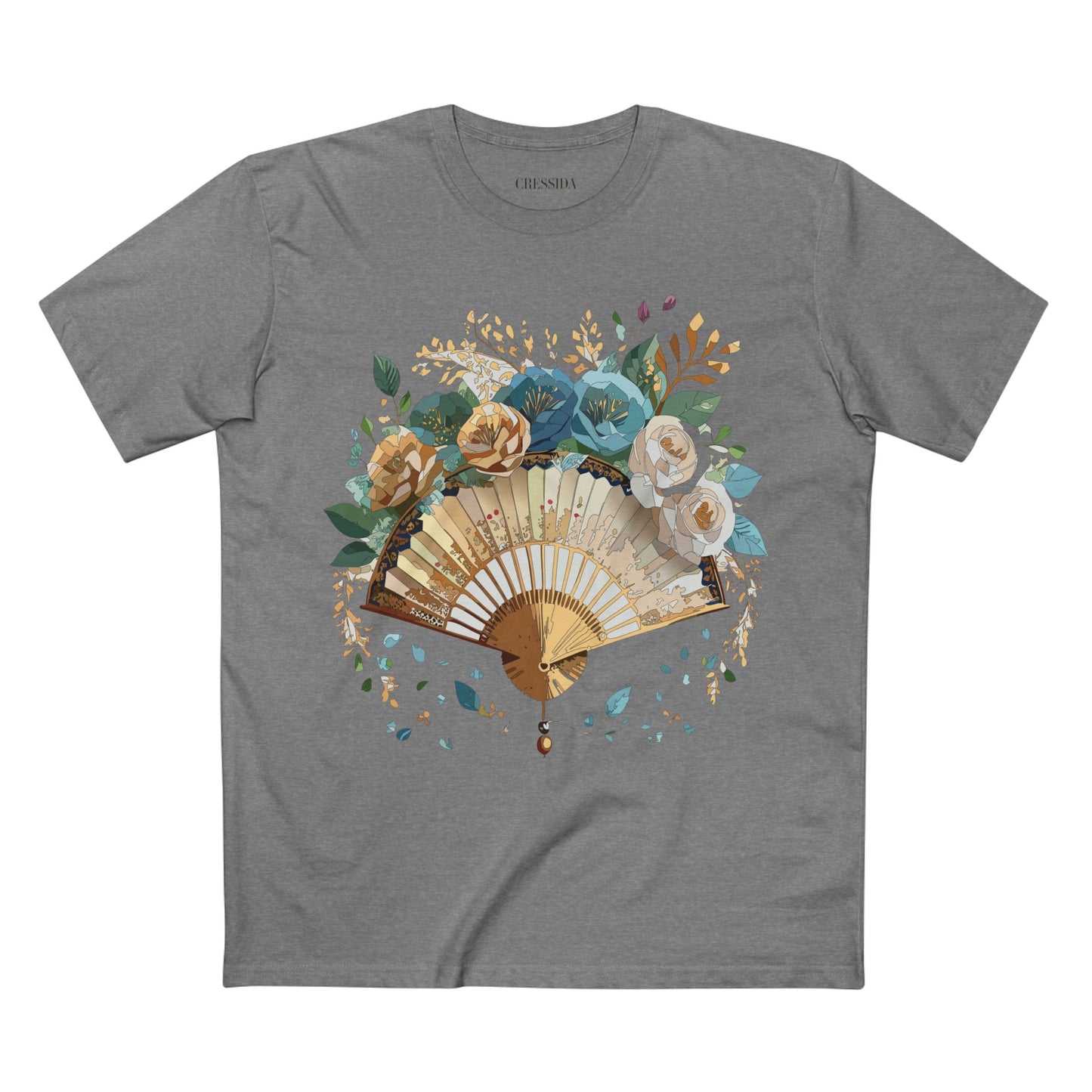 Fan shirt, Shirt with Fan, Tee Shirt with Antique Fan