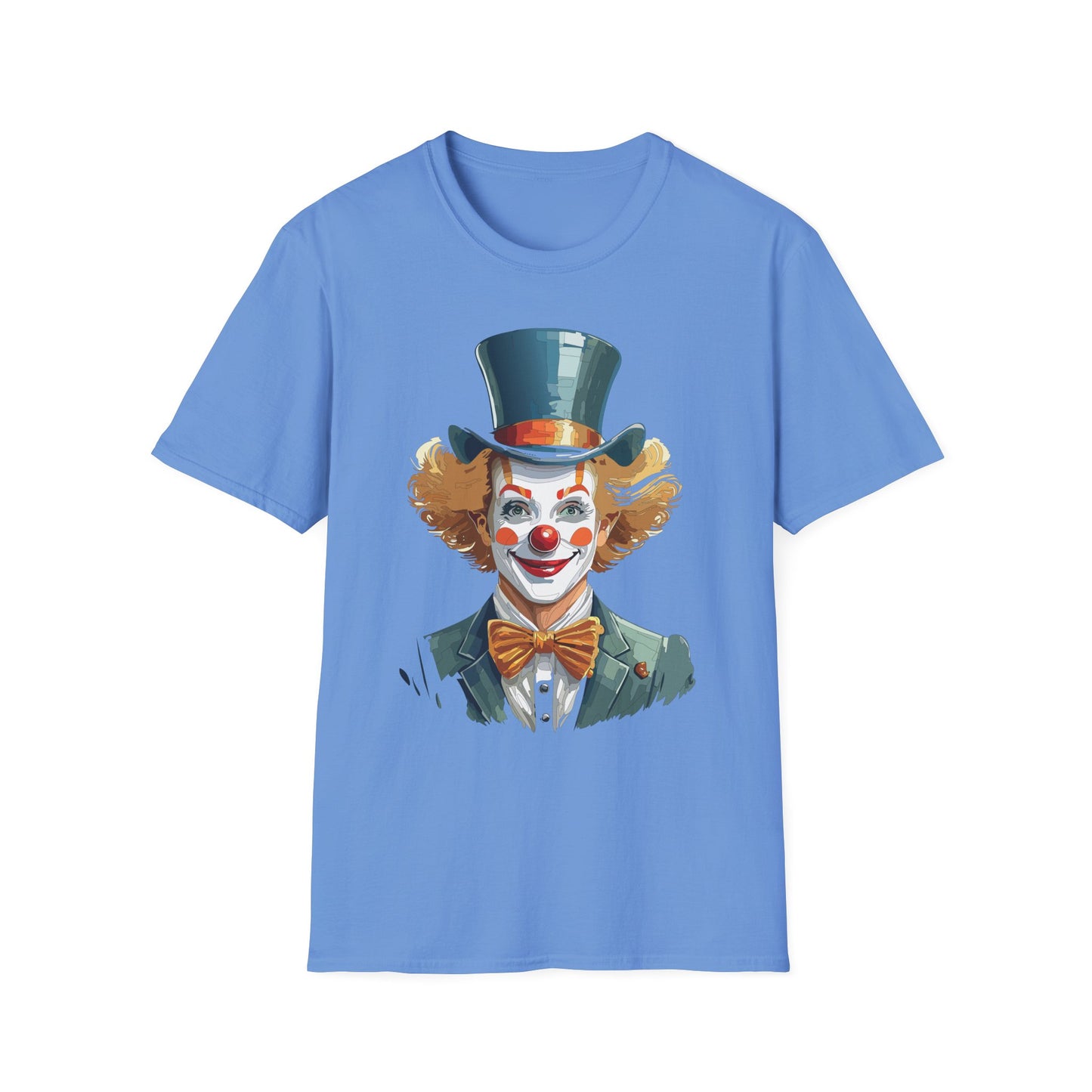 Clown Shirt, T Shirt with Clown, Funny Man Shirt, Tee Shirt with Funny Man, Circus Shirt, Shirt with Circus, Scary Man Shirt, Shirt with Scary Man