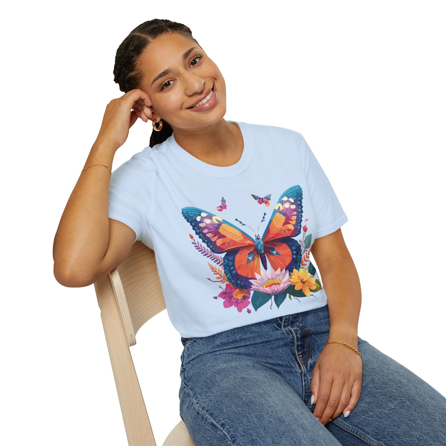 Butterfly Shirt, T Shirt with Butterfly, Monarch Shirt