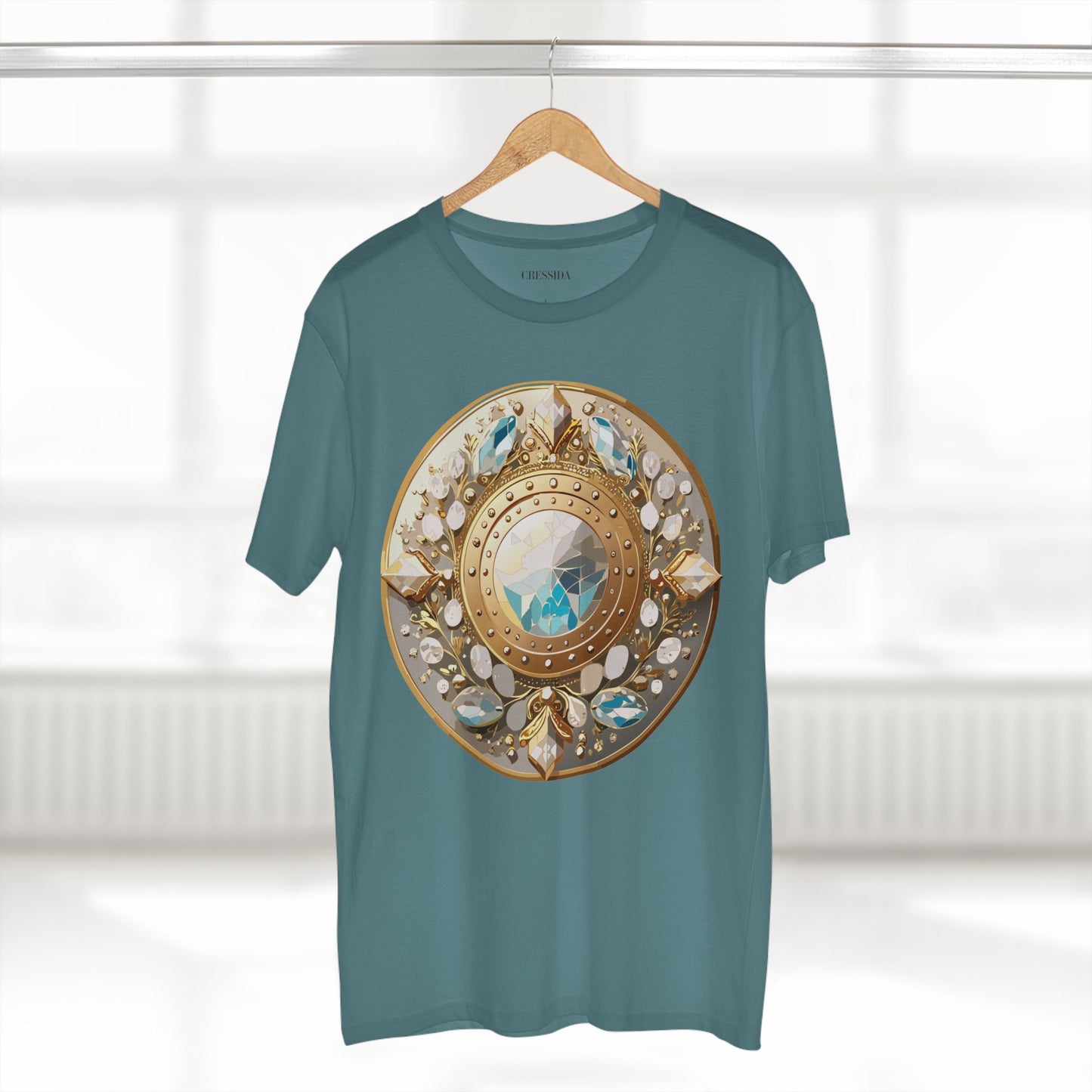 Medallion Shirt, Shirt with Medallion, Tee Shirt with Medal