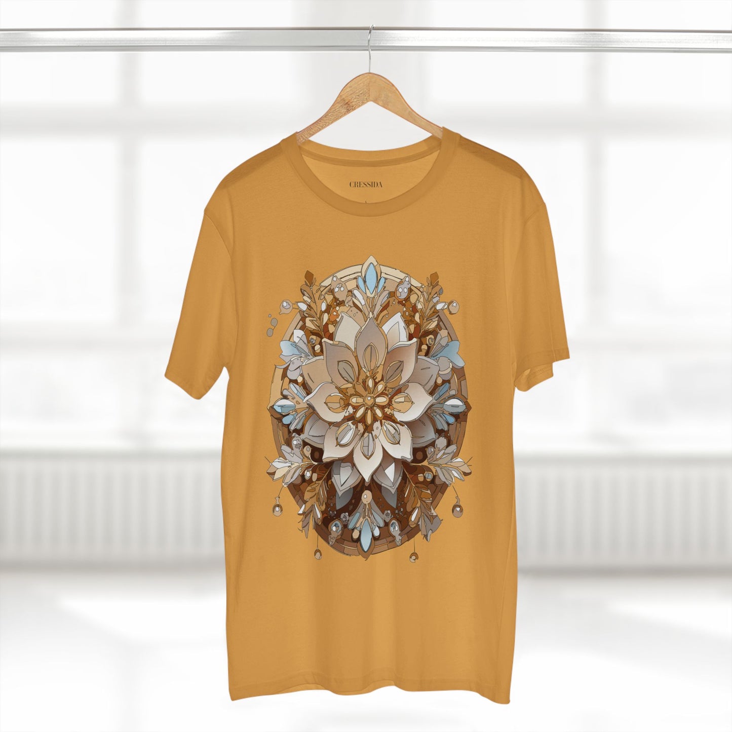 Floral Shirt, Shirt with Flower, Tee Shirt with Antique Flower