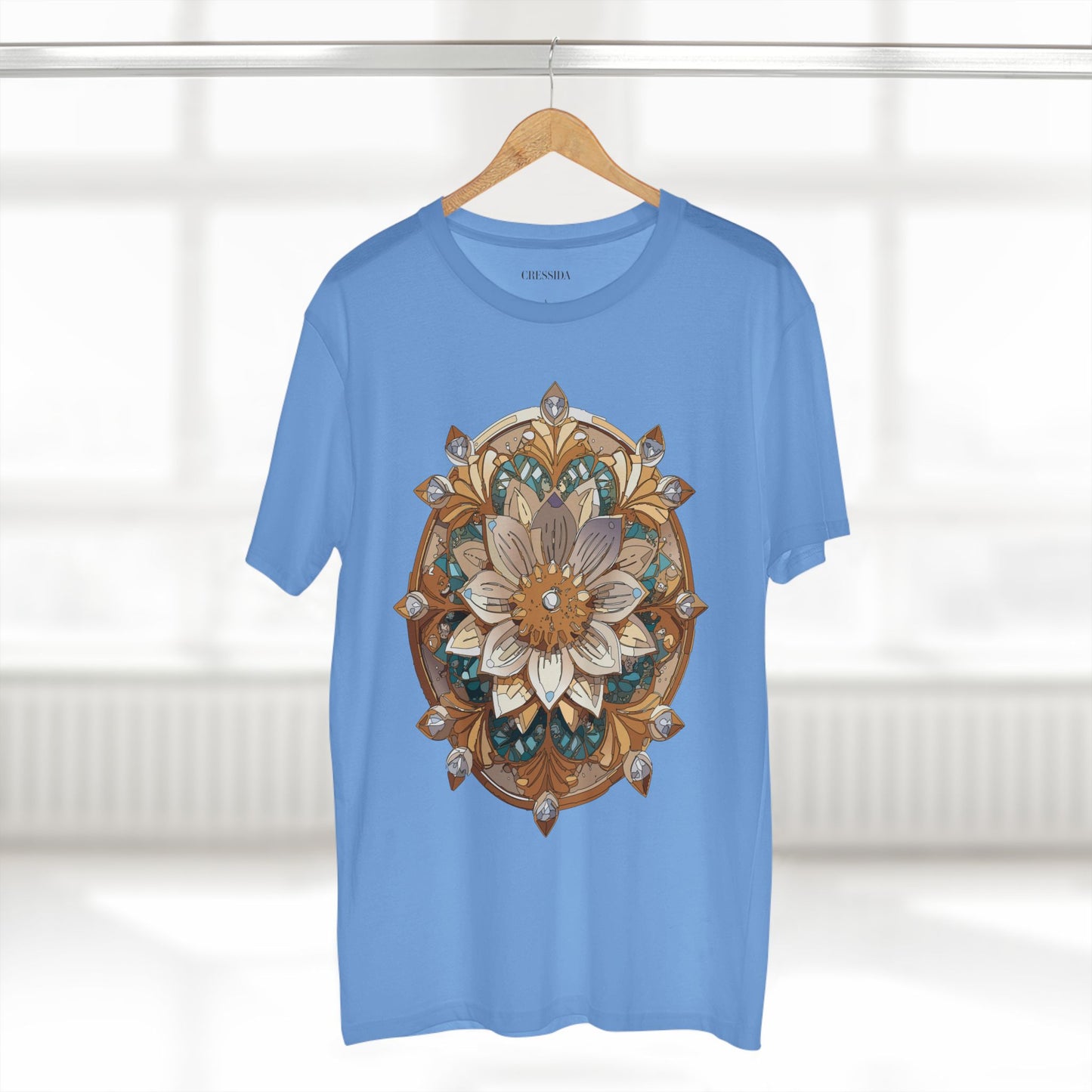 Floral Shirt, Shirt with Flower, Tee Shirt with Antique Flower