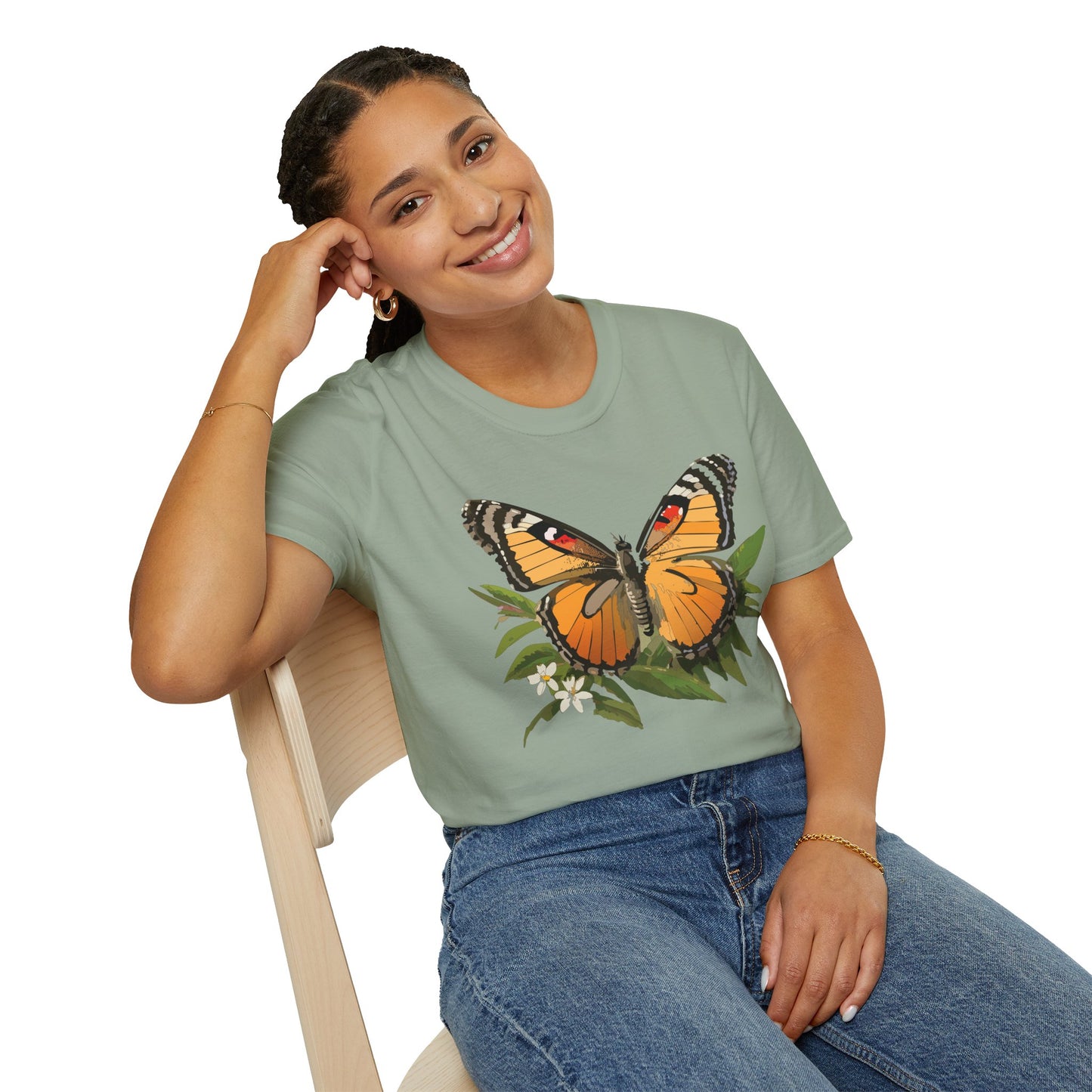 Butterfly Shirt, T Shirt with Butterfly, Monarch Shirt