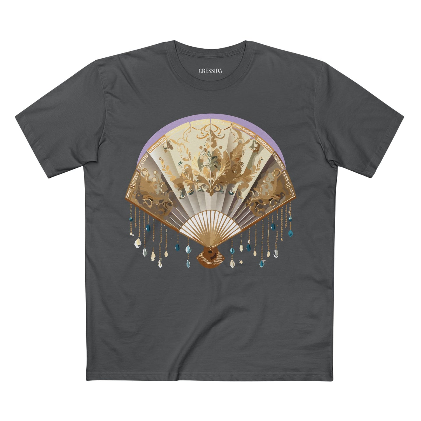 Fan shirt, Shirt with Fan, Tee Shirt with Antique Fan