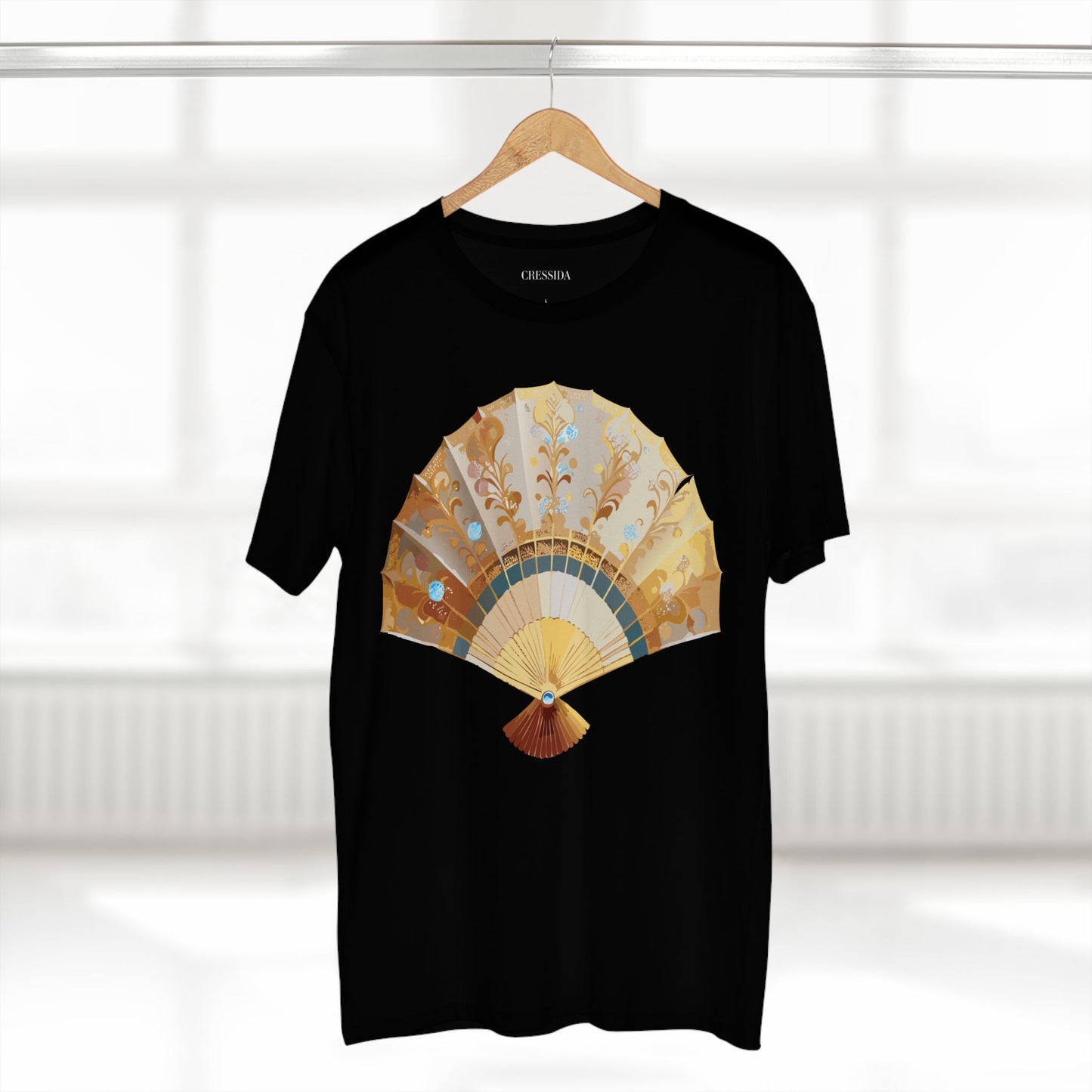 Fan shirt, Shirt with Fan, Tee Shirt with Antique Fan