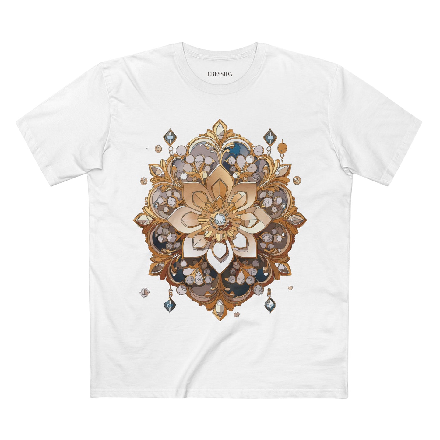 Floral Shirt, Shirt with Flower, Tee Shirt with Antique Flower