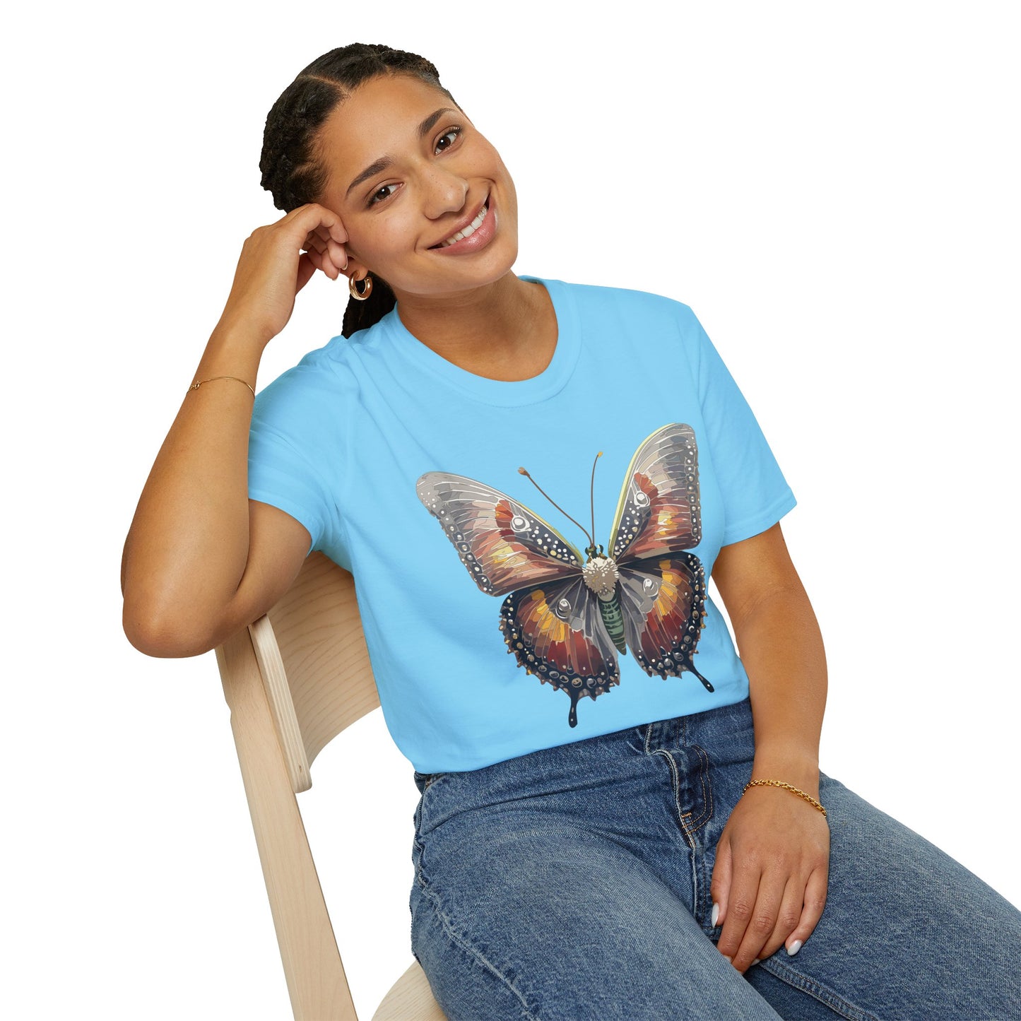 Butterfly Shirt, T Shirt with Butterfly, Monarch Shirt