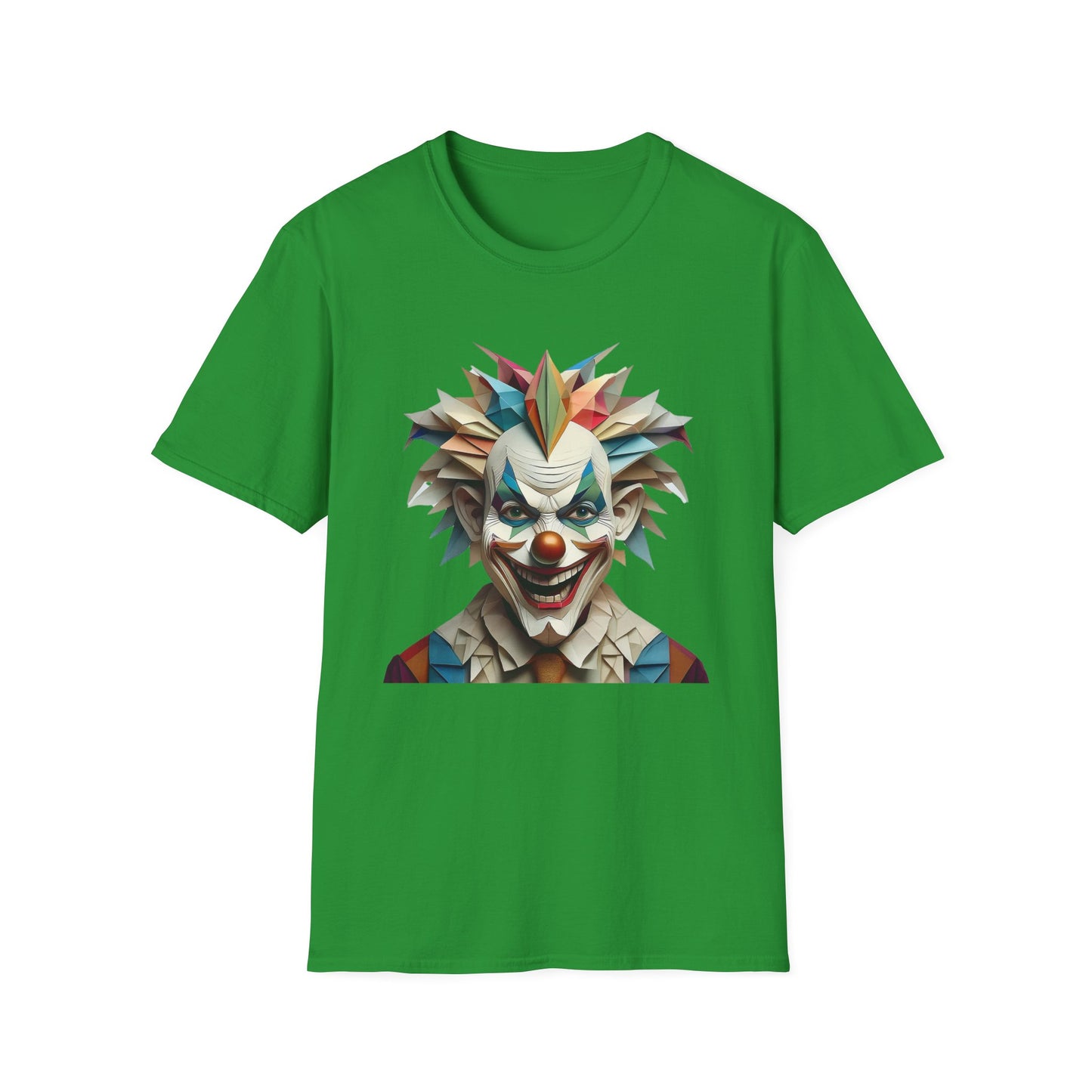 Clown Shirt, T Shirt with Clown, Funny Man Shirt, Tee Shirt with Funny Man, Circus Shirt, Shirt with Circus, Scary Man Shirt, Shirt with Scary Man