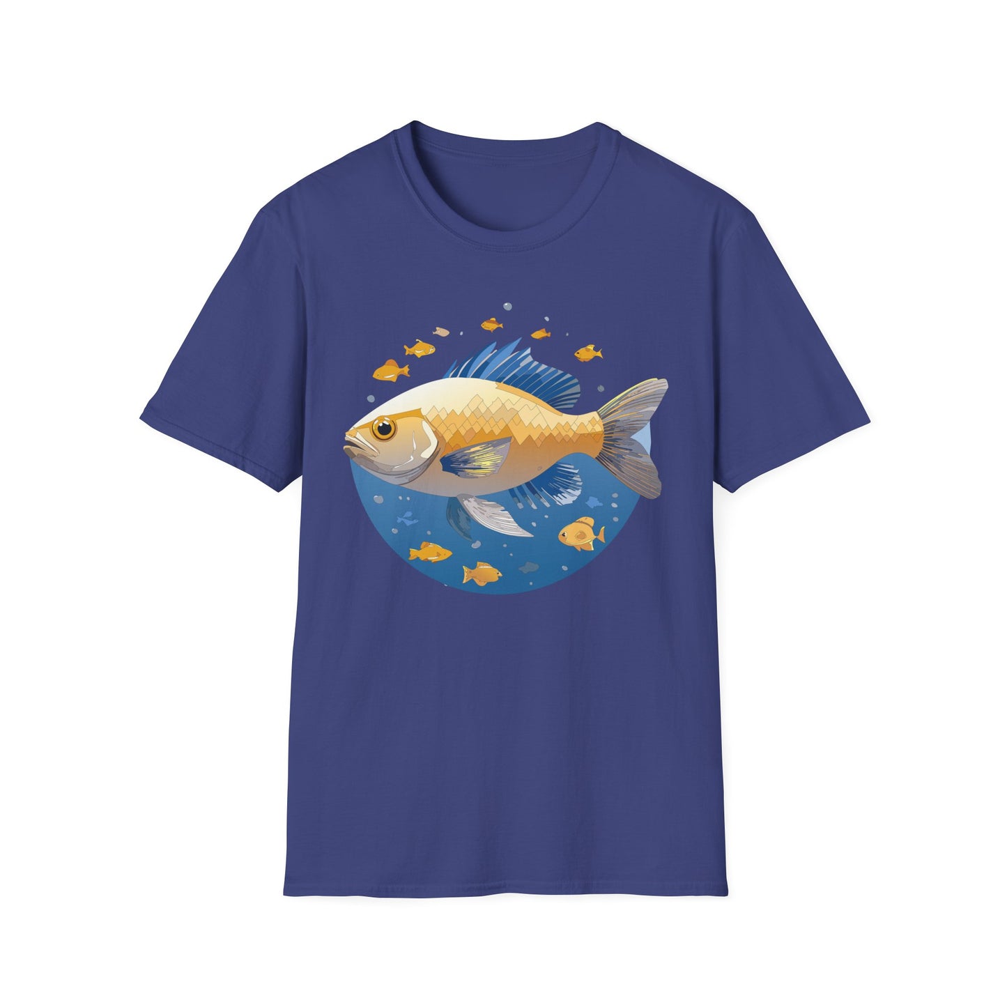 Fish Art Design Shirt, T Shirt with Fish, Graphic Shirt, Tee Shirt with Graphic Design, Shirt with Fish Graphic Art