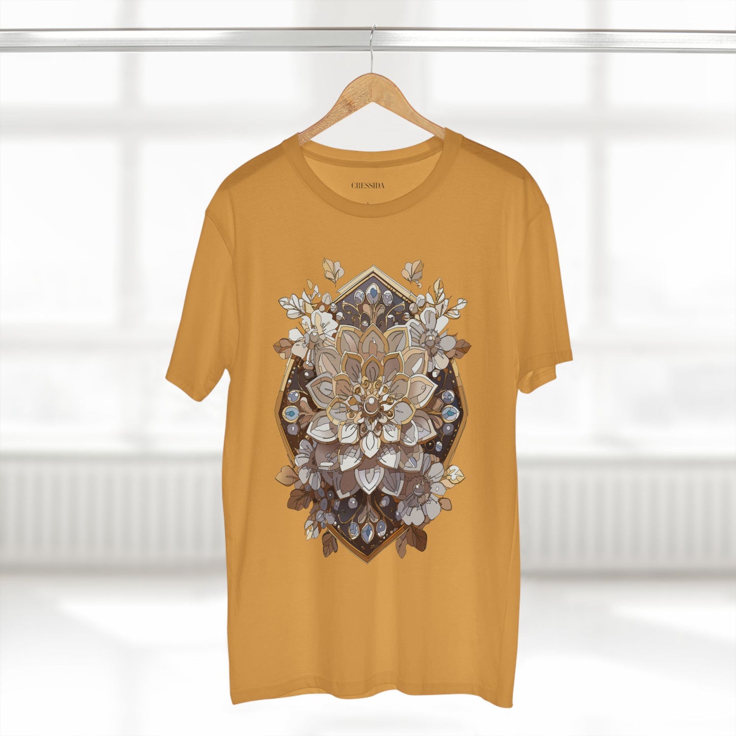 Floral Shirt, Shirt with Flower, Tee Shirt with Antique Flower