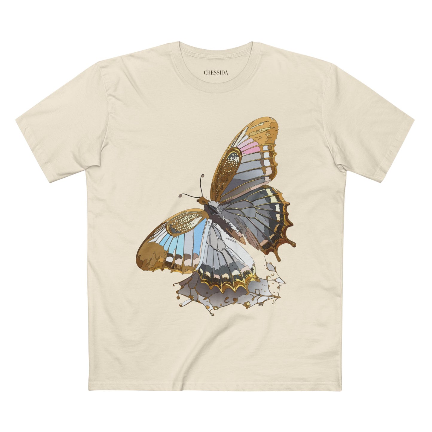 Butterfly shirt, Shirt with Butterfly, Tee Shirt with Antique Butterfly