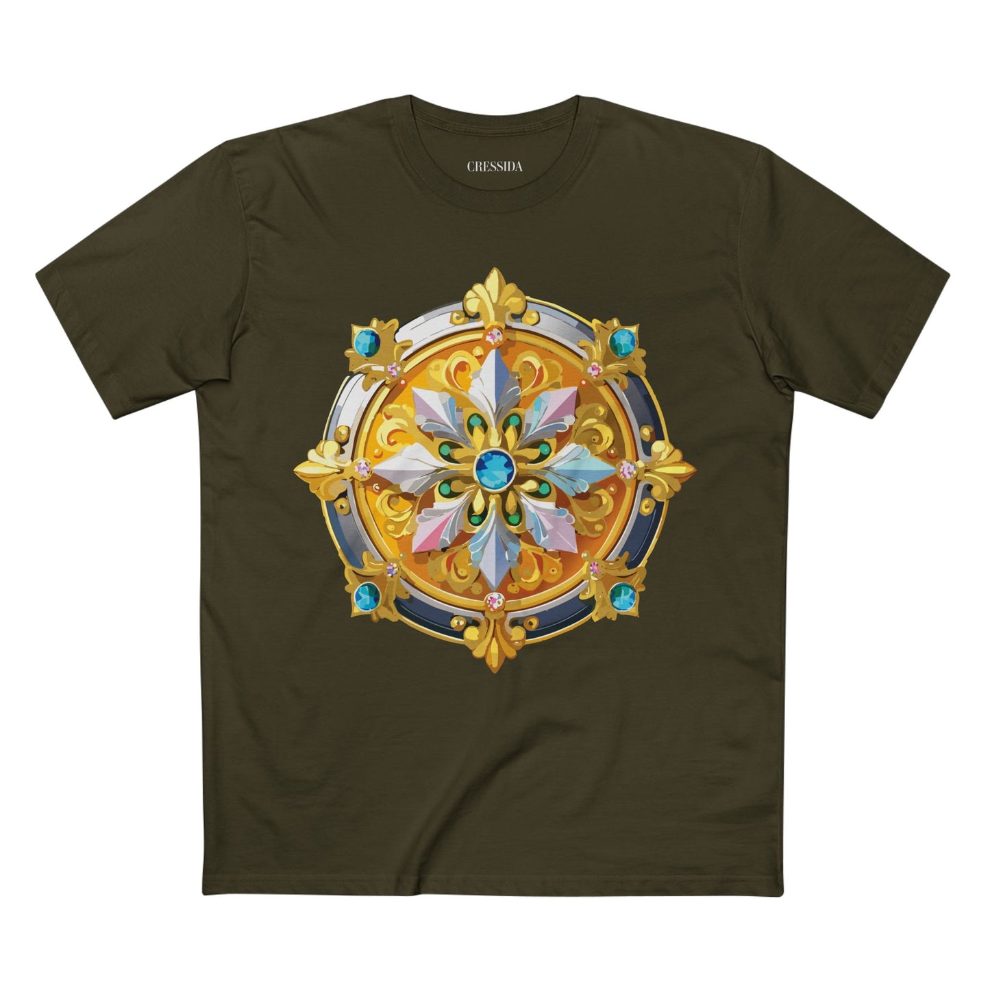 Medallion Shirt, Shirt with Medallion, Tee Shirt with Medal