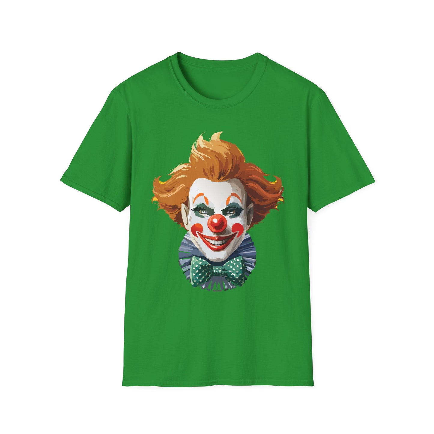 Clown Shirt, T Shirt with Clown, Funny Man Shirt, Tee Shirt with Funny Man, Circus Shirt, Shirt with Circus, Scary Man Shirt, Shirt with Scary Man