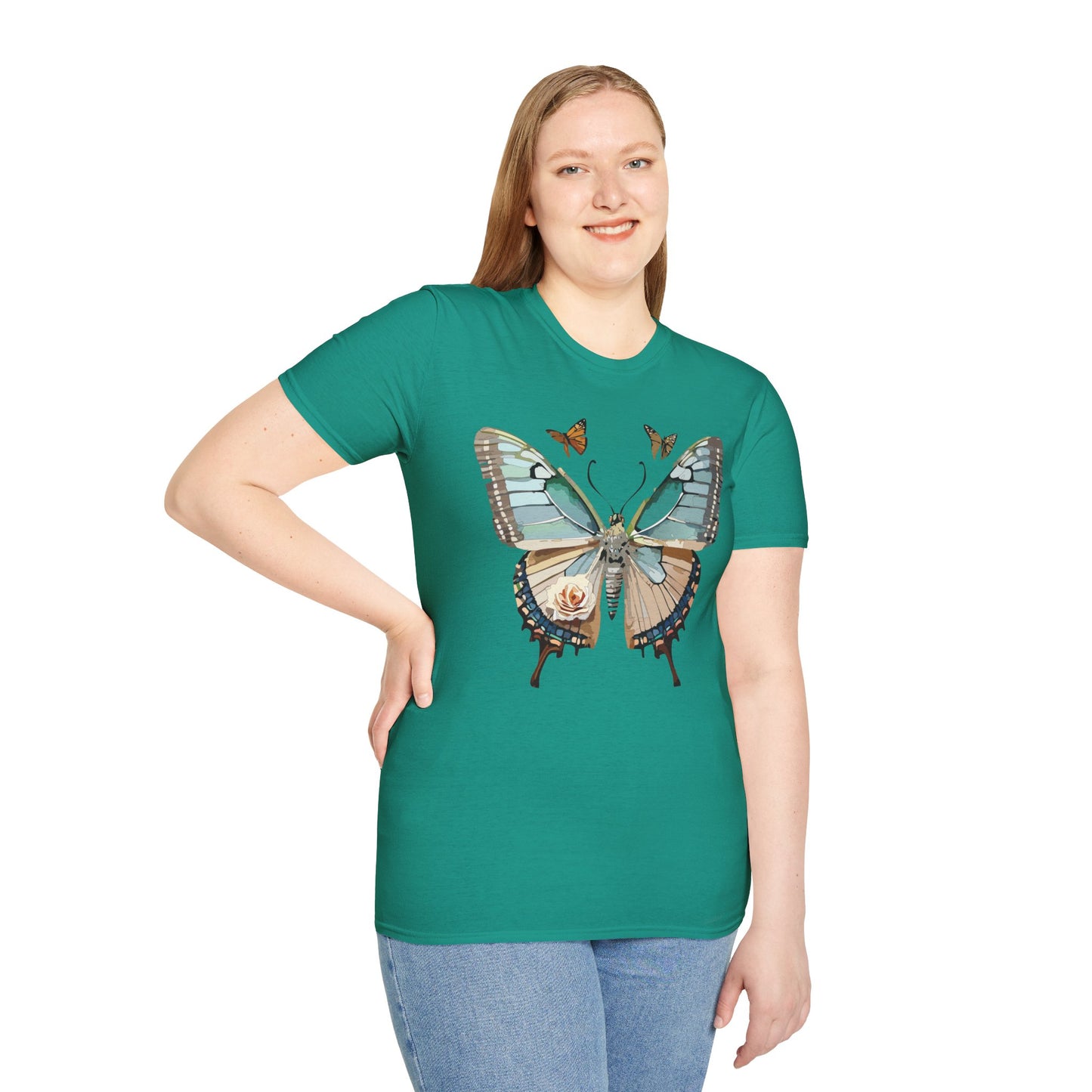 Butterfly Shirt, T Shirt with Butterfly, Monarch Shirt