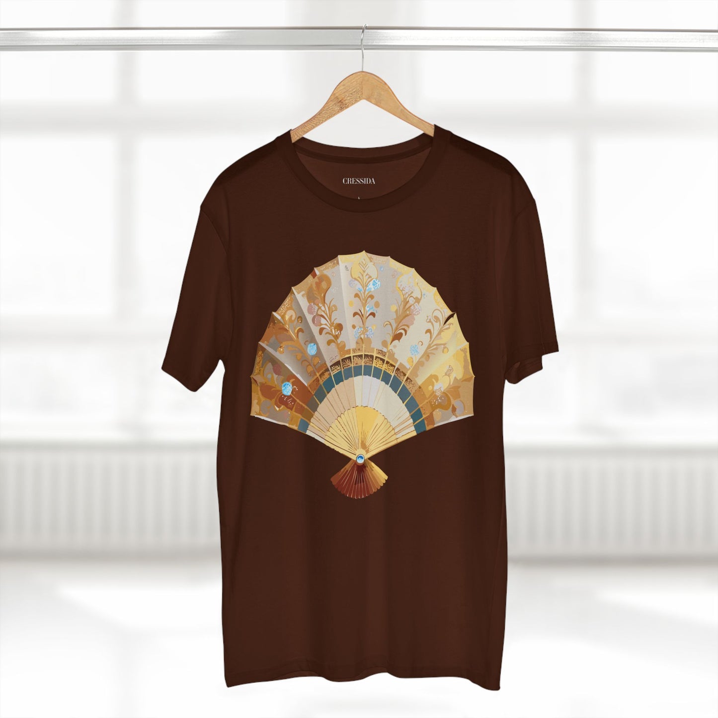 Fan shirt, Shirt with Fan, Tee Shirt with Antique Fan