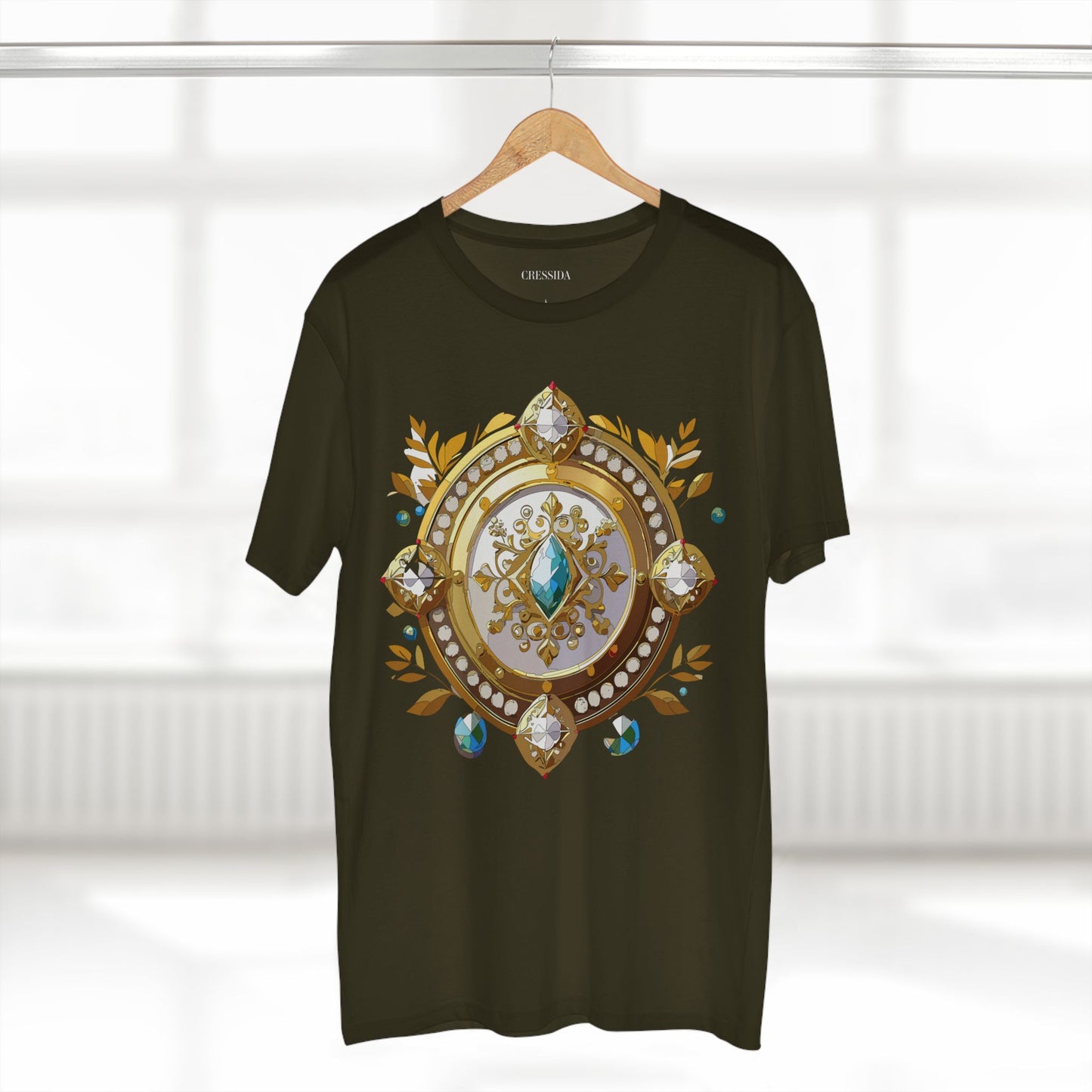 Medallion Shirt, Shirt with Medallion, Tee Shirt with Medal