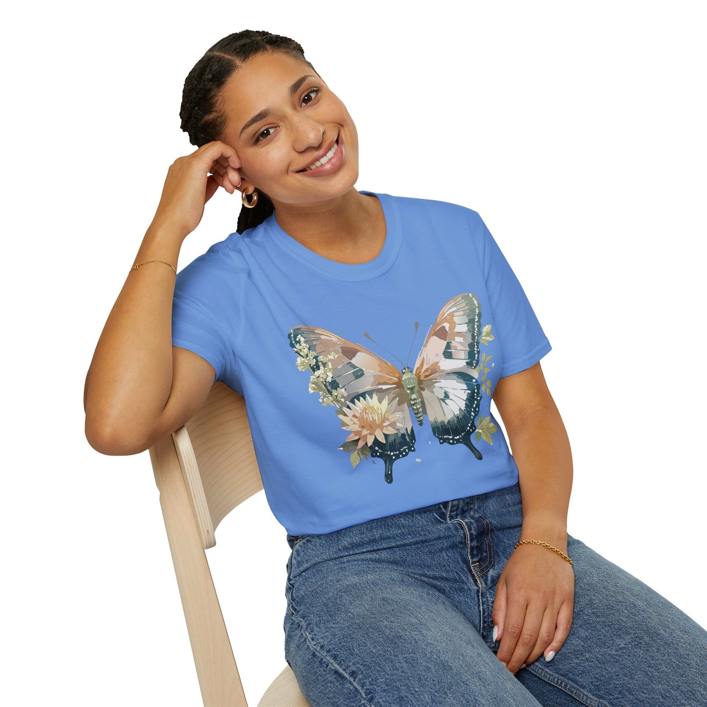 Butterfly Shirt, T Shirt with Butterfly, Monarch Shirt