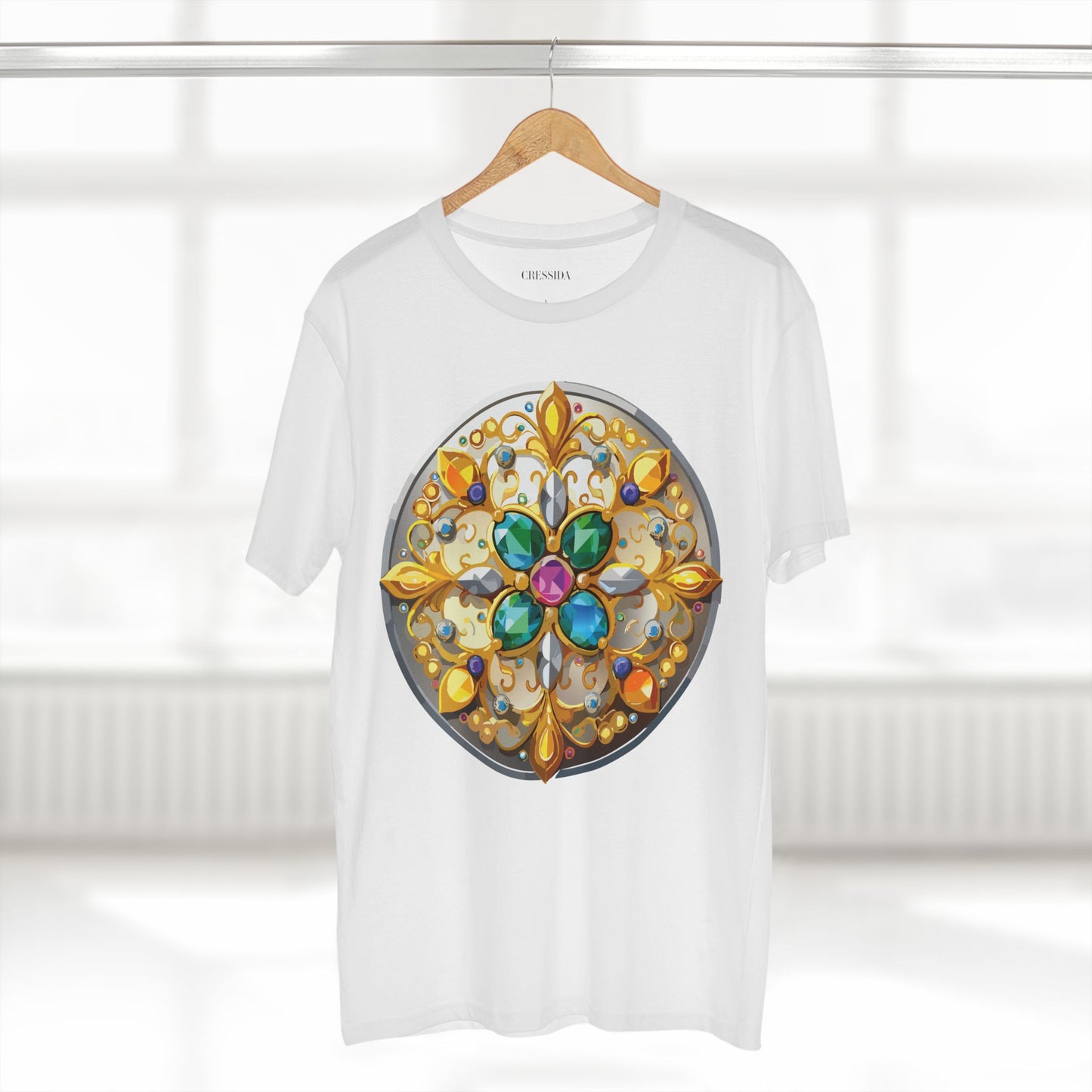 Medallion Shirt, Shirt with Medallion, Tee Shirt with Medal