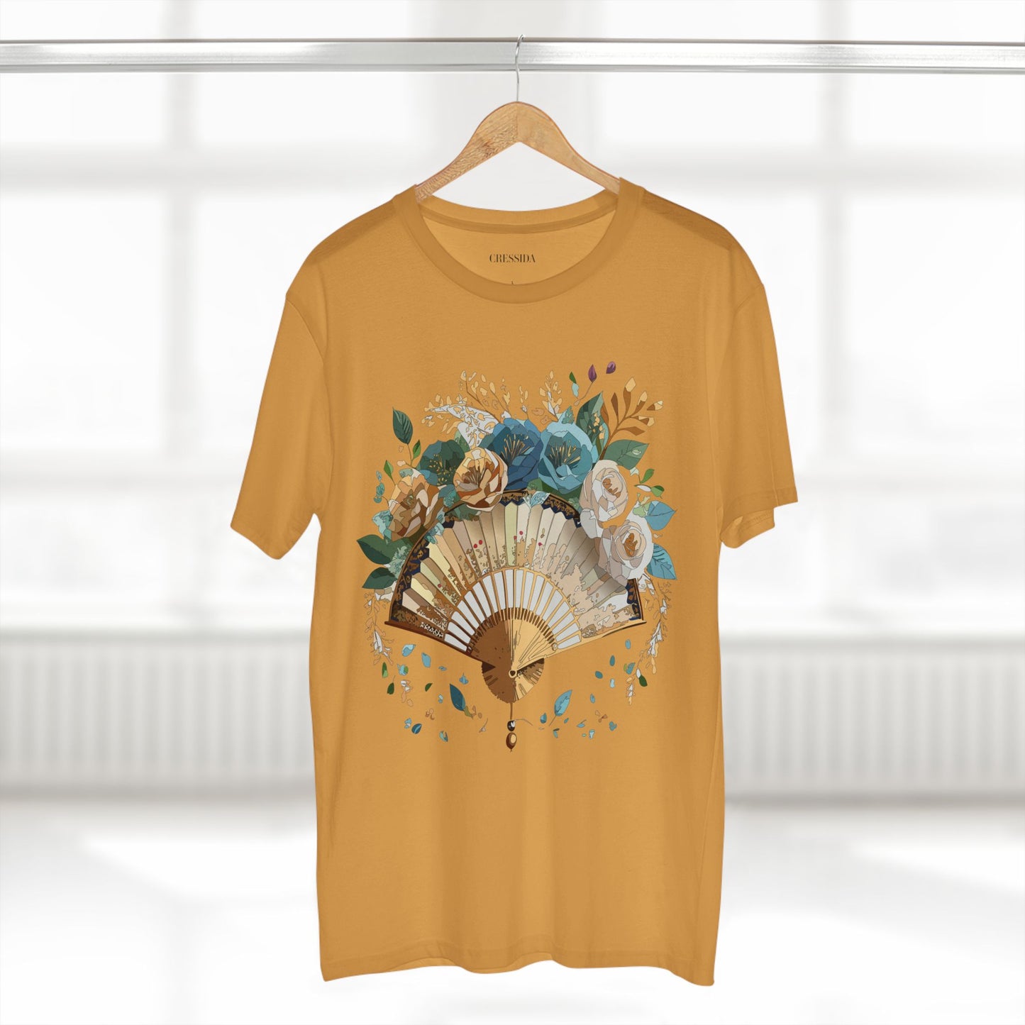 Fan shirt, Shirt with Fan, Tee Shirt with Antique Fan