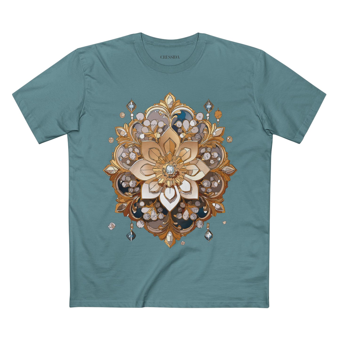 Floral Shirt, Shirt with Flower, Tee Shirt with Antique Flower