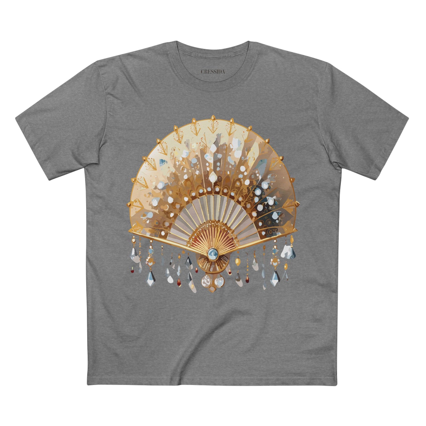 Fan shirt, Shirt with Fan, Tee Shirt with Antique Fan