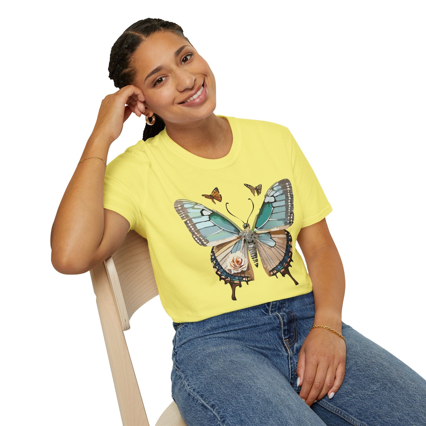 Butterfly Shirt, T Shirt with Butterfly, Monarch Shirt