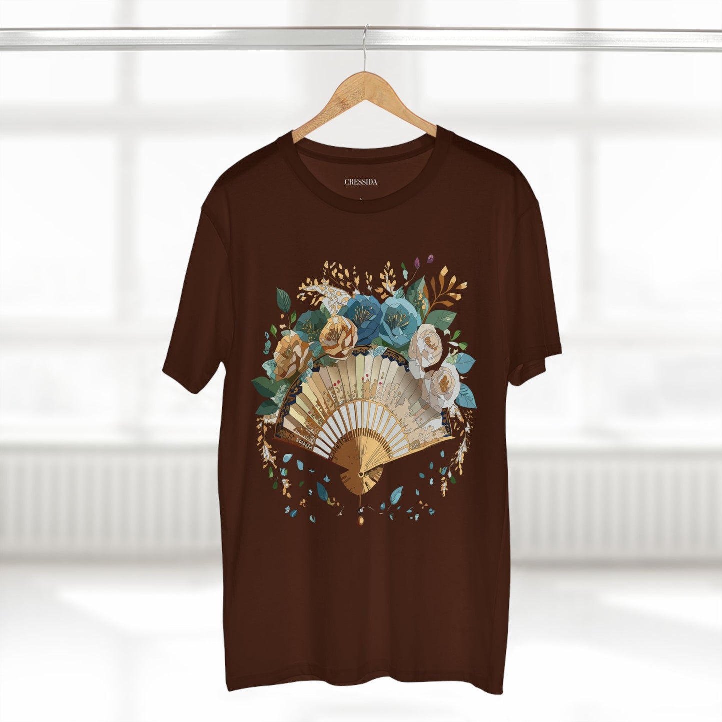Fan shirt, Shirt with Fan, Tee Shirt with Antique Fan