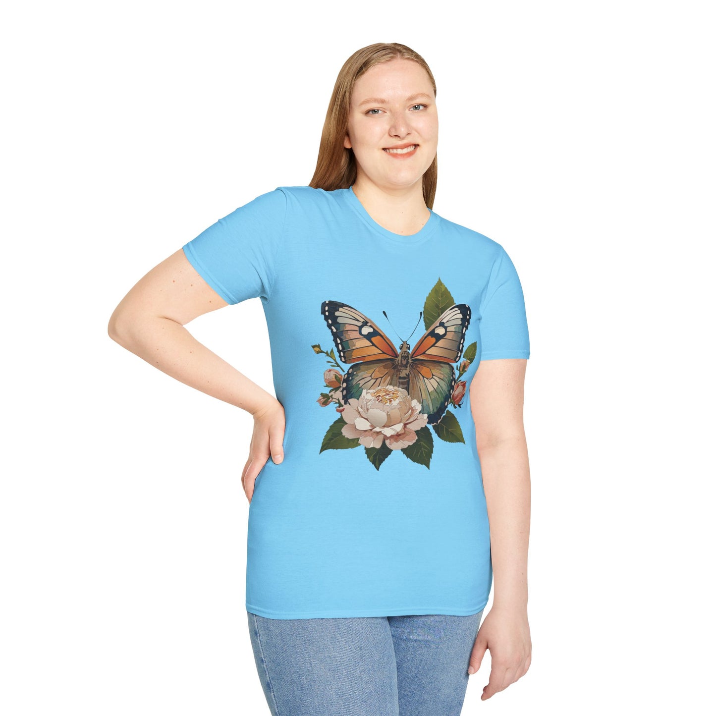 Butterfly Shirt, T Shirt with Butterfly, Monarch Shirt