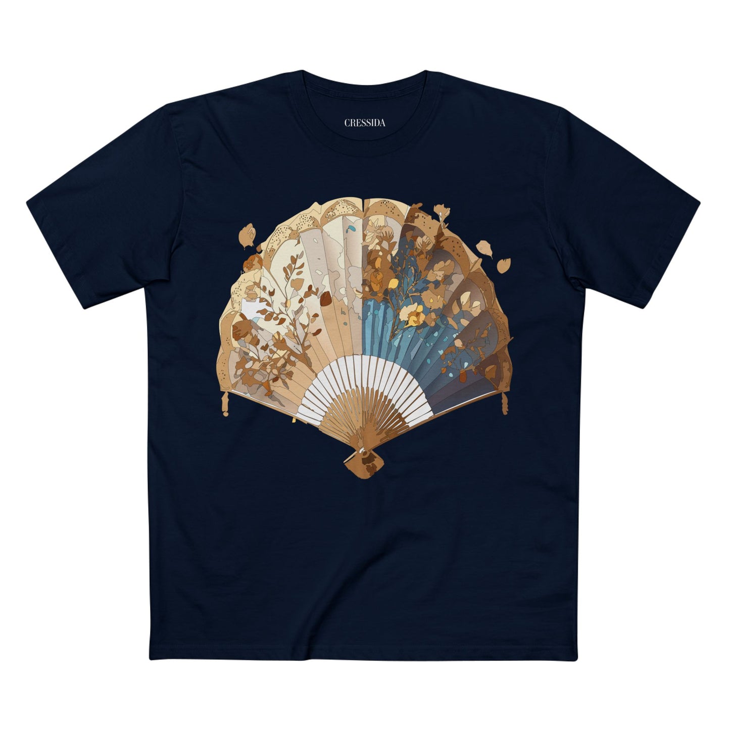 Fan shirt, Shirt with Fan, Tee Shirt with Antique Fan