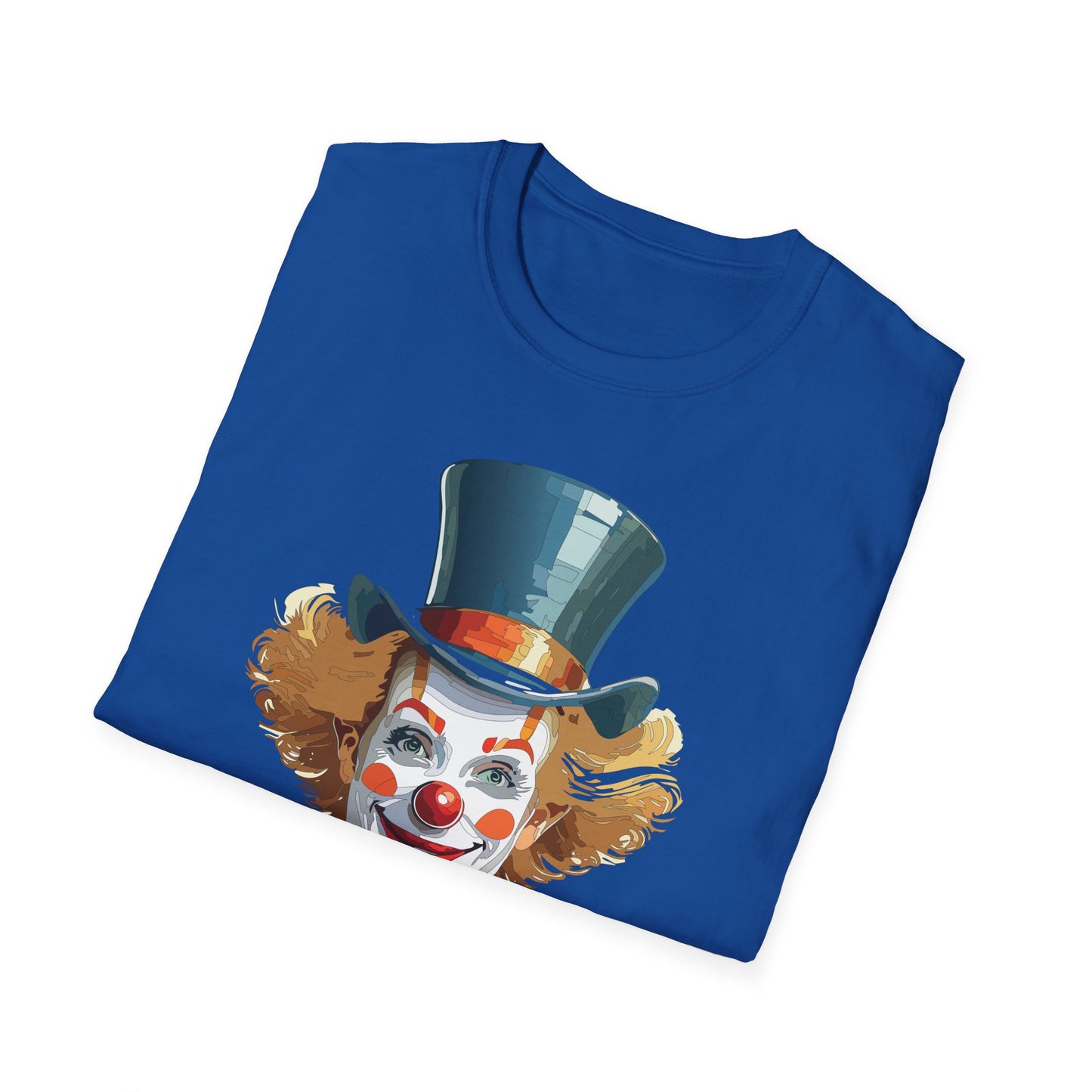 Clown Shirt, T Shirt with Clown, Funny Man Shirt, Tee Shirt with Funny Man, Circus Shirt, Shirt with Circus, Scary Man Shirt, Shirt with Scary Man
