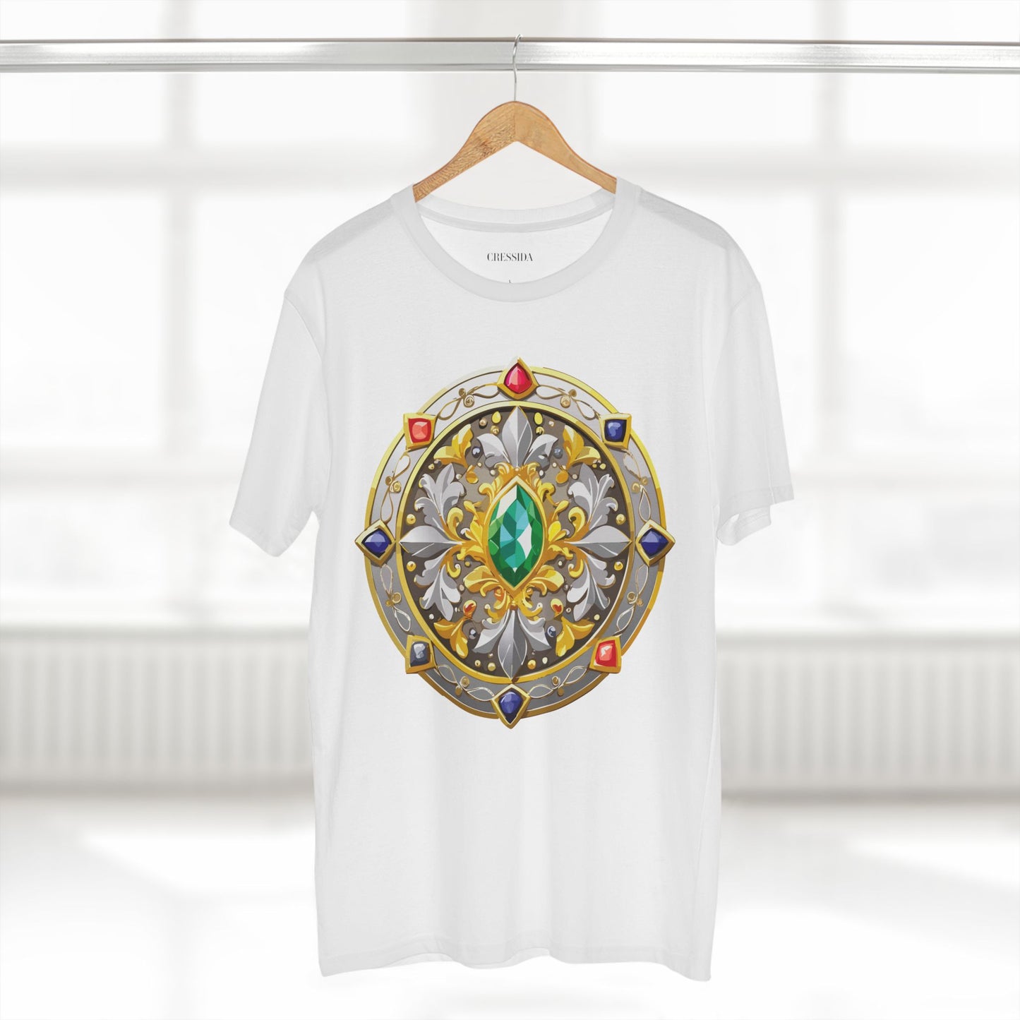 Medallion Shirt, Shirt with Medallion, Tee Shirt with Medal