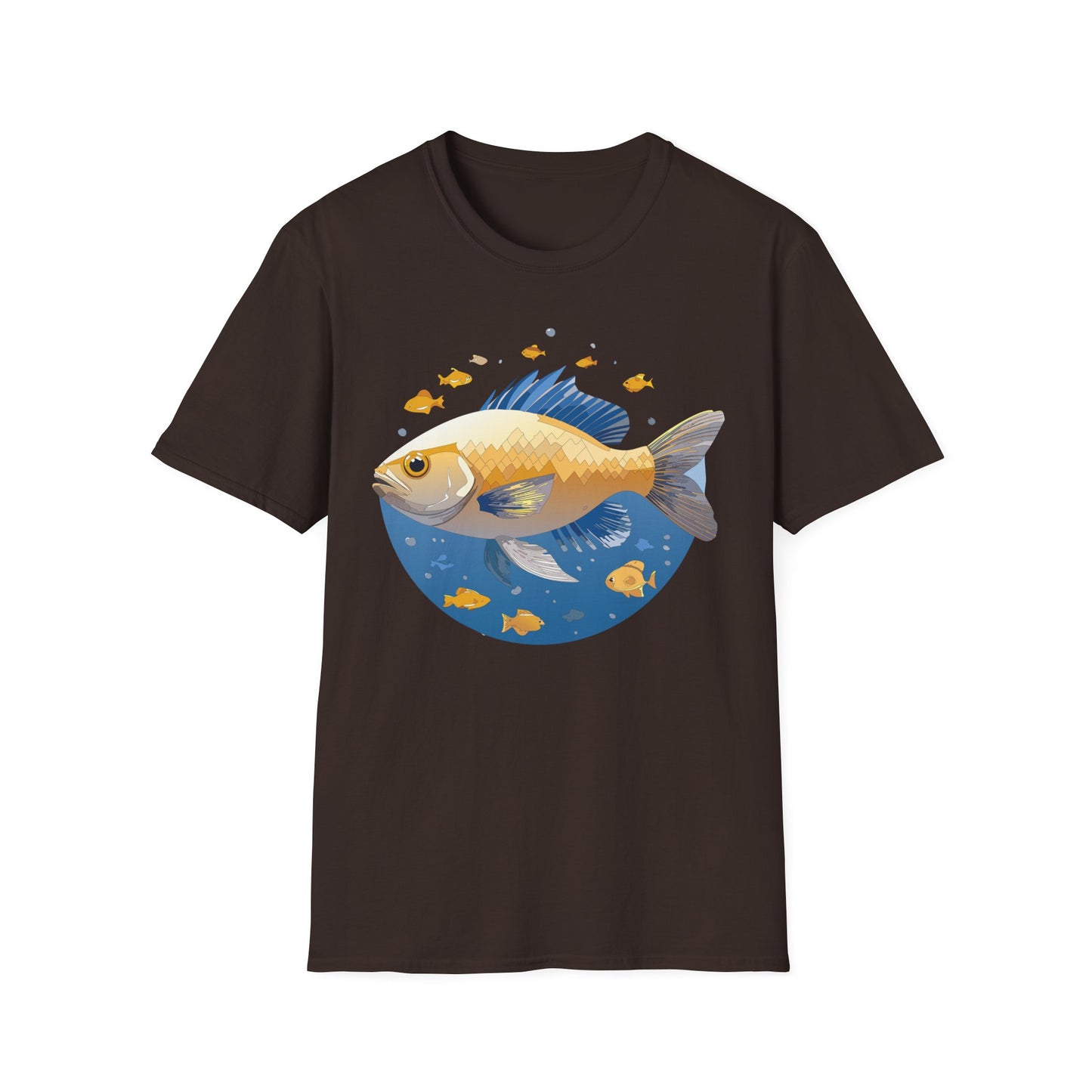 Fish Art Design Shirt, T Shirt with Fish, Graphic Shirt, Tee Shirt with Graphic Design, Shirt with Fish Graphic Art