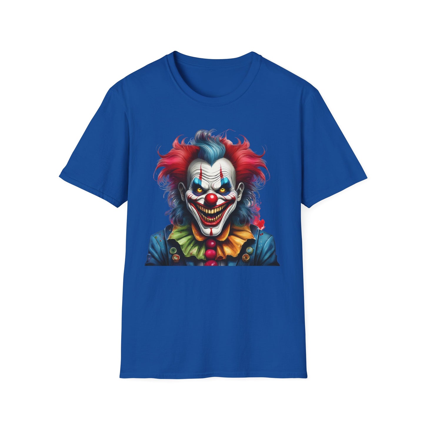 Clown Shirt, T Shirt with Clown, Funny Man Shirt, Tee Shirt with Funny Man, Circus Shirt, Shirt with Circus, Scary Man Shirt, Shirt with Scary Man