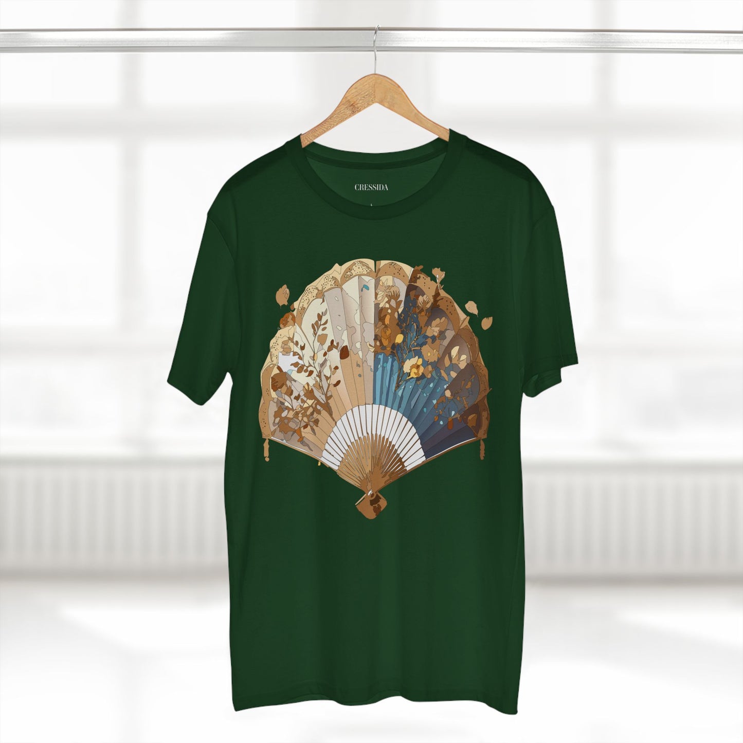 Fan shirt, Shirt with Fan, Tee Shirt with Antique Fan