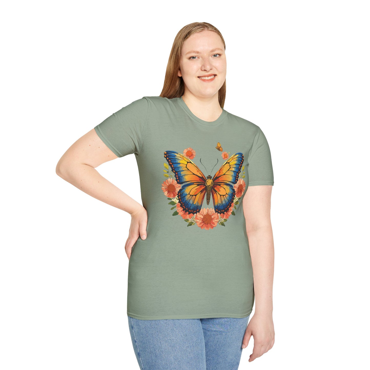 Butterfly Shirt, T Shirt with Butterfly, Monarch Shirt