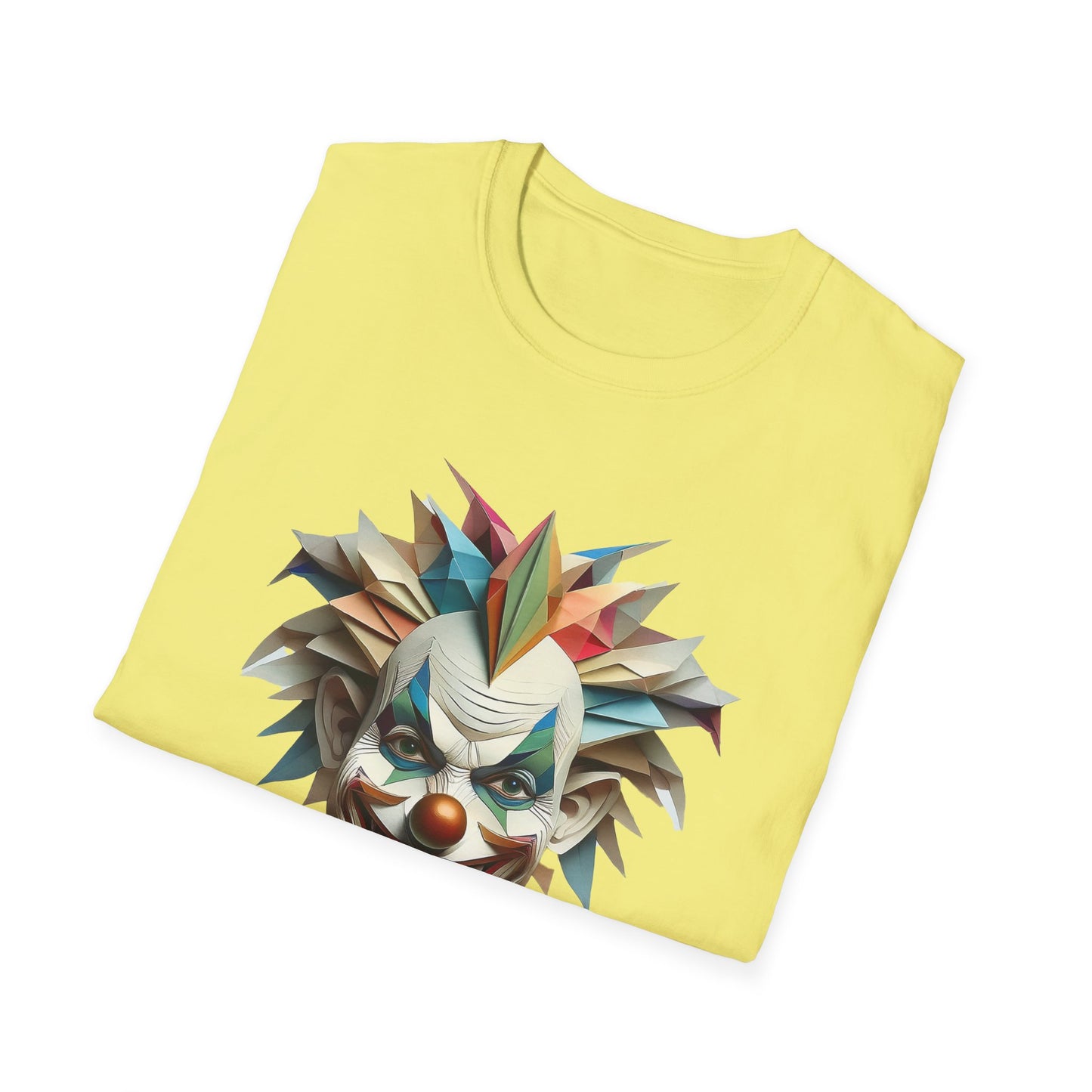 Clown Shirt, T Shirt with Clown, Funny Man Shirt, Tee Shirt with Funny Man, Circus Shirt, Shirt with Circus, Scary Man Shirt, Shirt with Scary Man