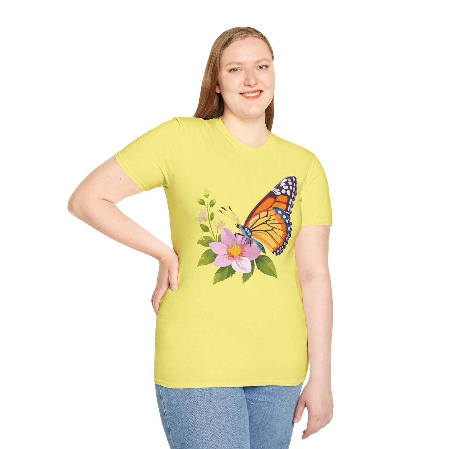 Butterfly Shirt, T Shirt with Butterfly, Monarch Shirt