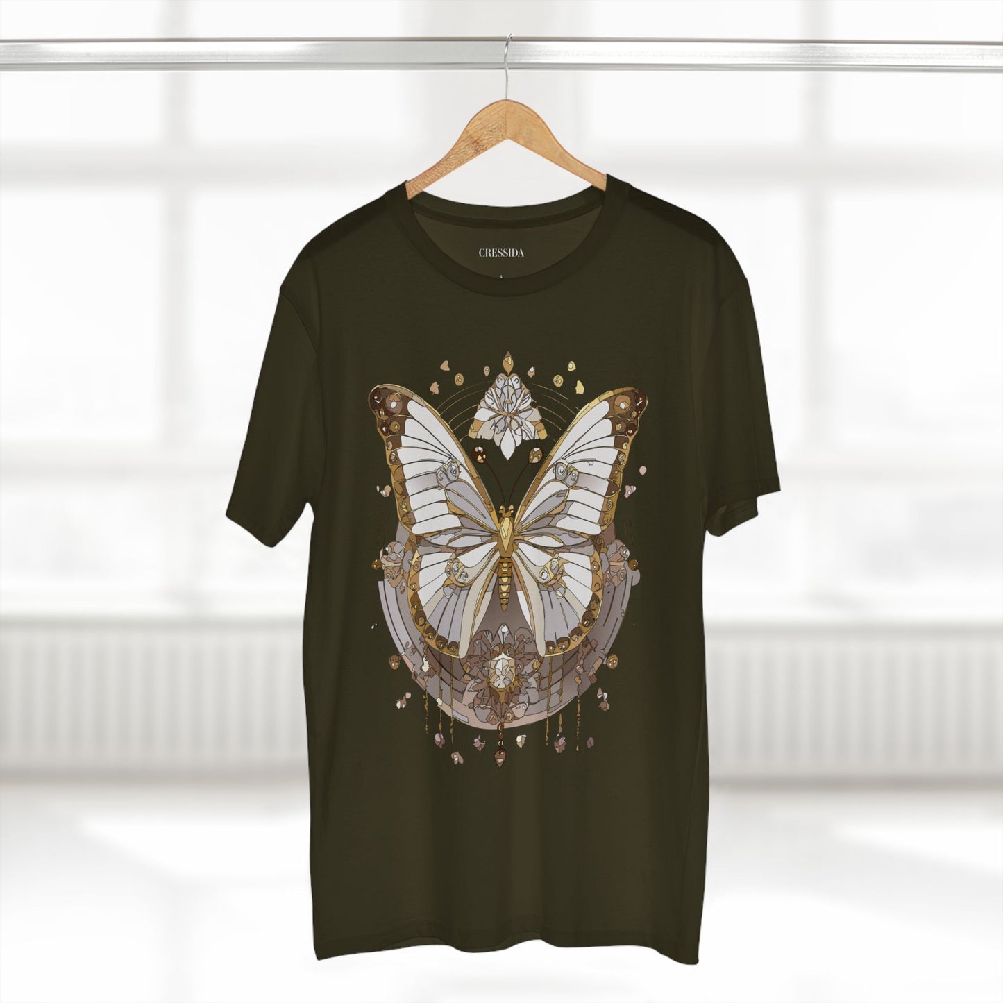 Butterfly shirt, Shirt with Butterfly, Tee Shirt with Antique Butterfly