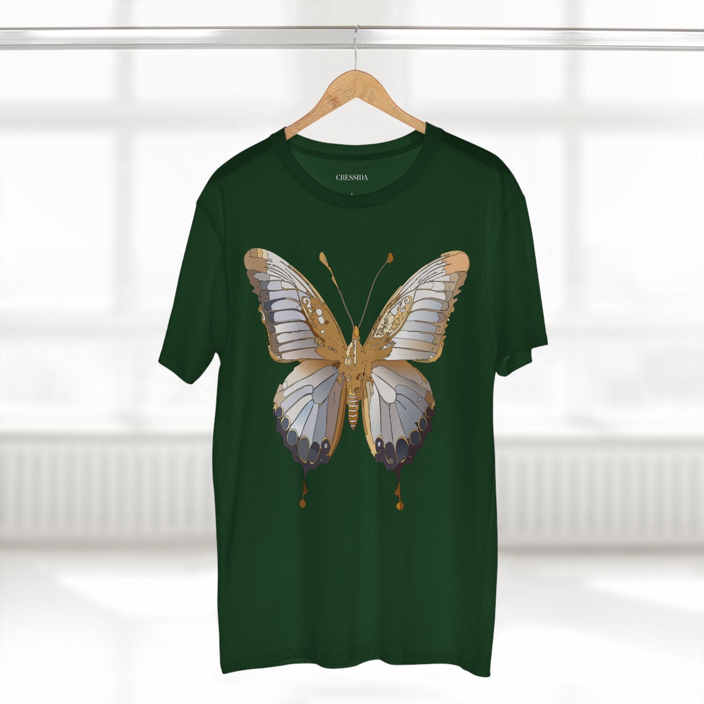 Butterfly shirt, Shirt with Butterfly, Tee Shirt with Antique Butterfly