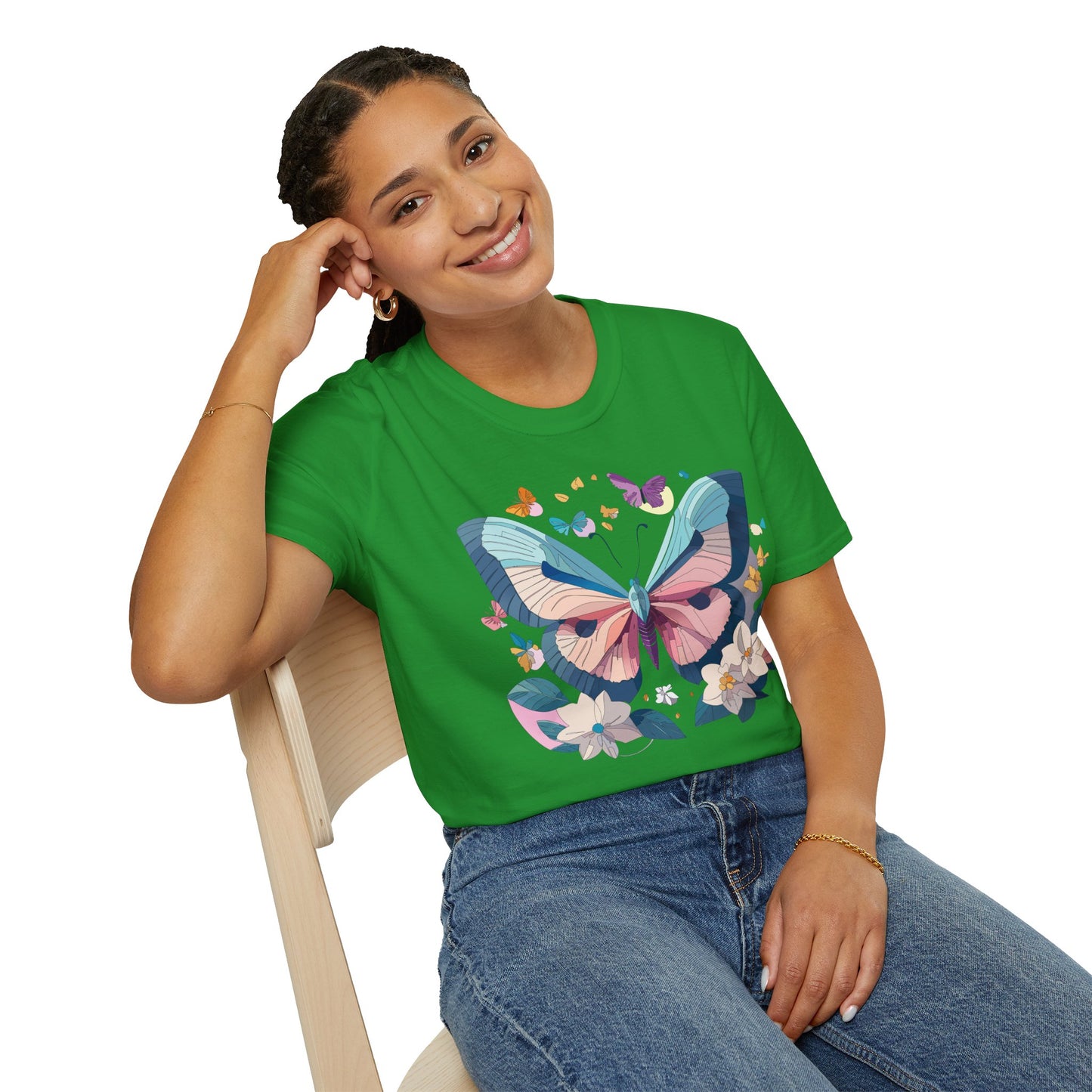 Butterfly Shirt, T Shirt with Butterfly, Monarch Shirt