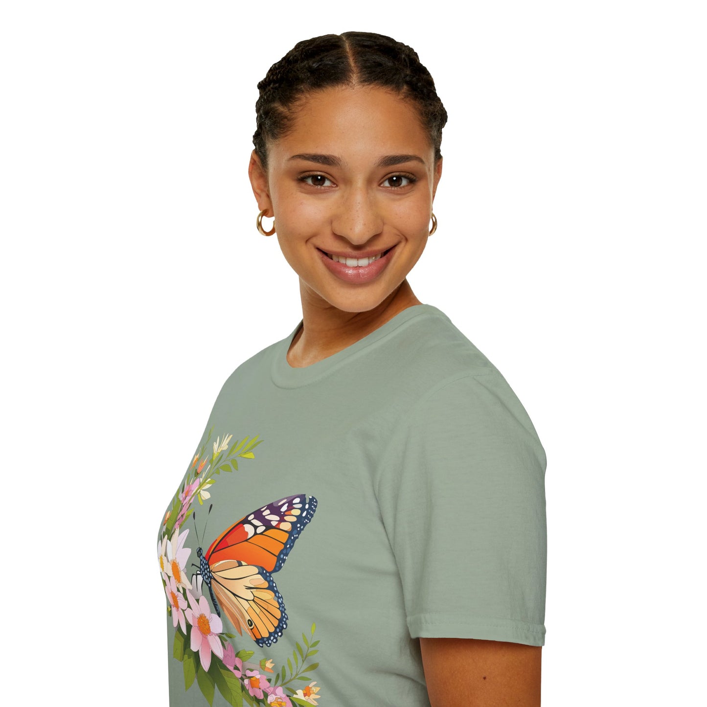 Butterfly Shirt, T Shirt with Butterfly, Monarch Shirt