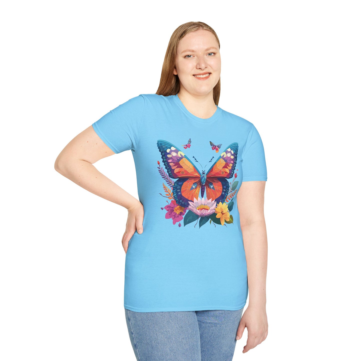 Butterfly Shirt, T Shirt with Butterfly, Monarch Shirt