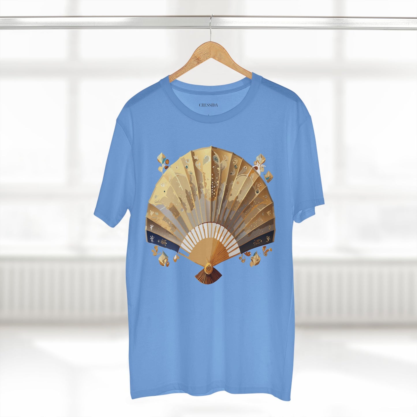 Fan shirt, Shirt with Fan, Tee Shirt with Antique Fan