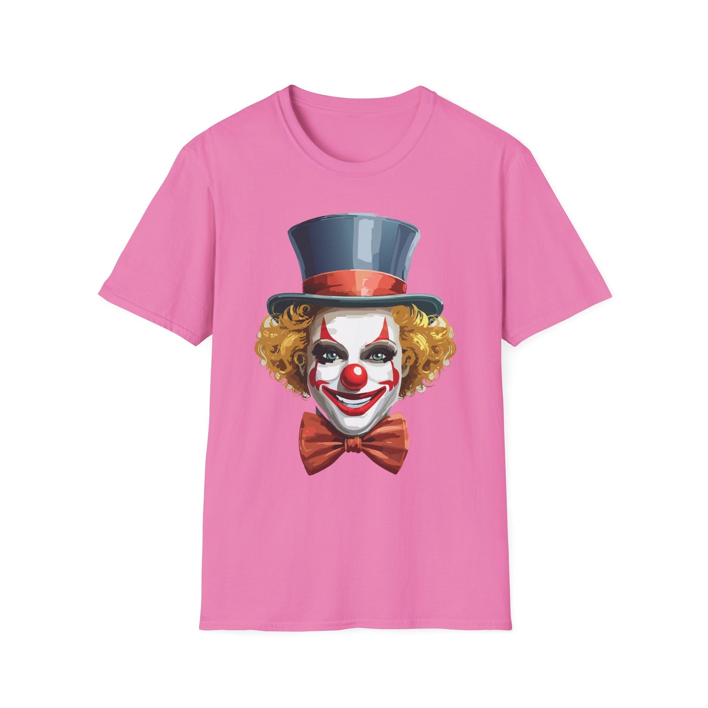 Clown Shirt, T Shirt with Clown, Funny Man Shirt, Tee Shirt with Funny Man, Circus Shirt, Shirt with Circus, Scary Man Shirt, Shirt with Scary Man