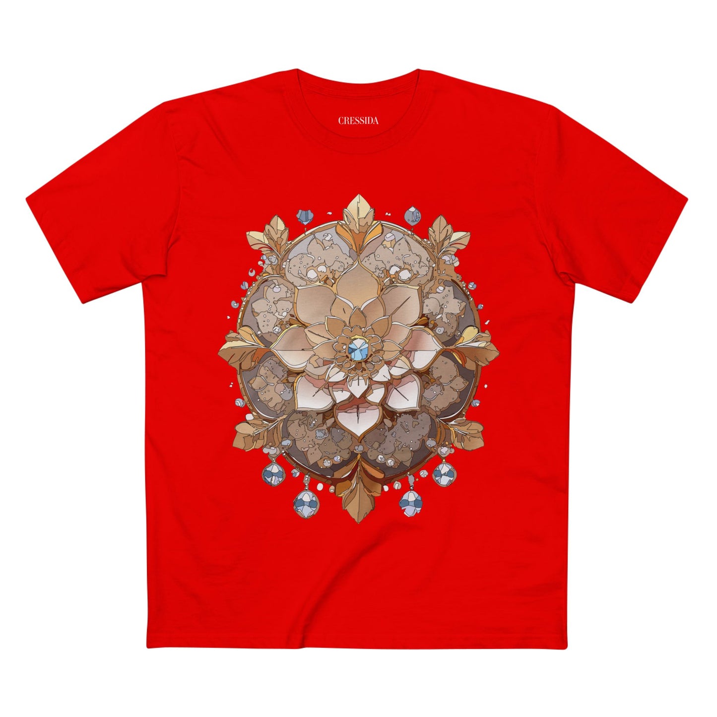 Floral Shirt, Shirt with Flower, Tee Shirt with Antique Flower